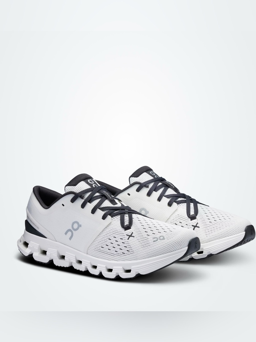 On Cloud X Women’s White and Black Sneakers